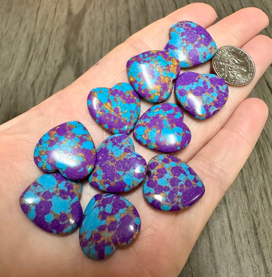 Purple & Blue Crystal Stone Imitation