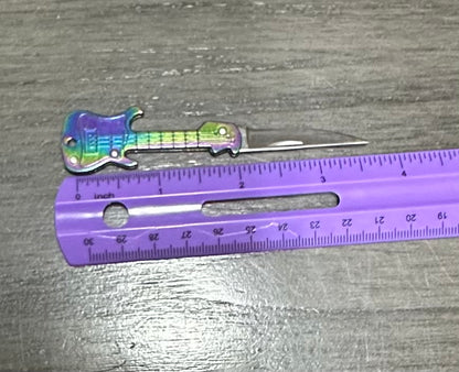 Multicolor Guitar Pocket Knife