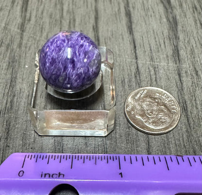 Gem Grade Charoite Sphere #4