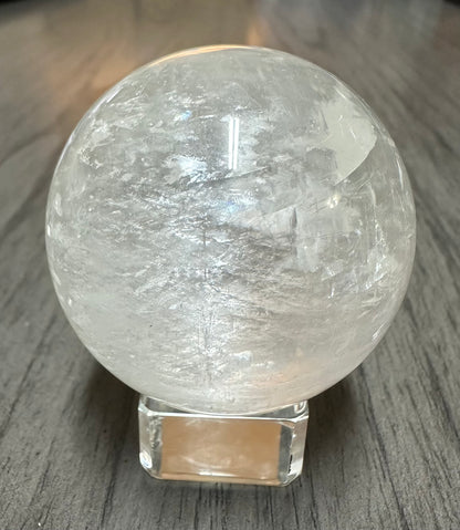 White Calcite Rainbow Sphere #6