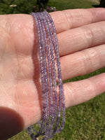 Natural 2mm Natural Amethyst Necklaces