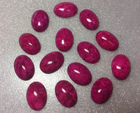 Pink Howlite 14x10mm Oval Cab (dyed)