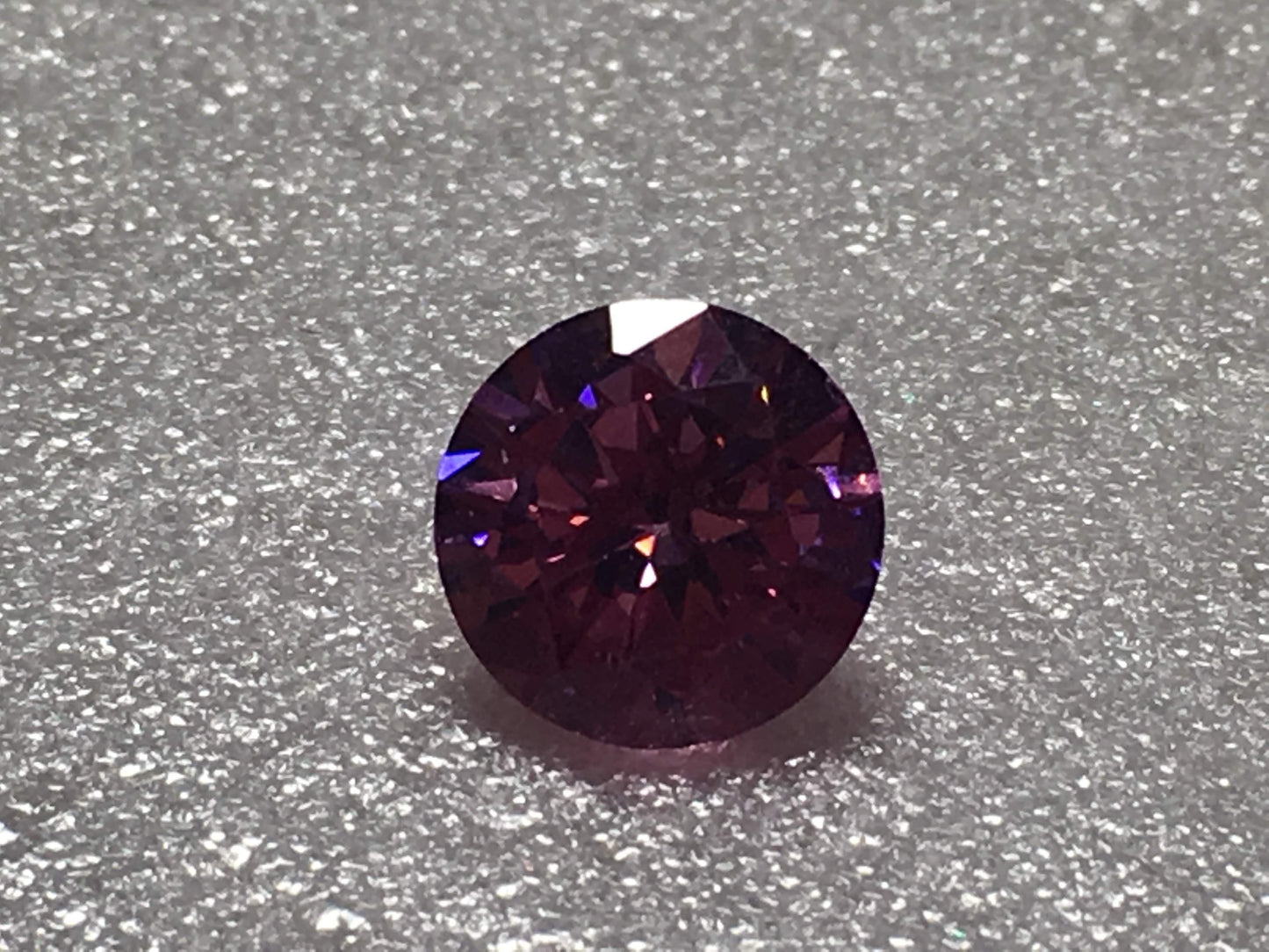 Round Pink Cz 8mm 3.45ct