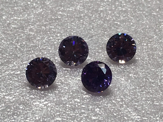 Lavender Purple 5mm Cz