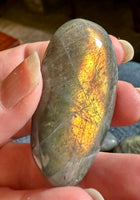 Flashy Labradorite Palm Stones