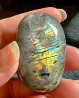 Flashy Labradorite Palm Stones