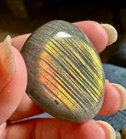 Flashy Labradorite Palm Stones