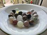 Gemstone Mini Spheres 10-12mm Avg