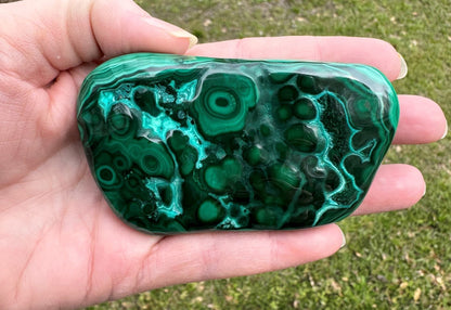 Polished Malachite Freeform #5 Zaire, Africa