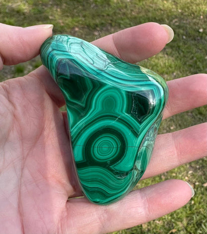 Polished Malachite Freeform #7 Zaire, Africa