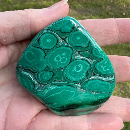 Polished Malachite Freeform #8 Zaire, Africa