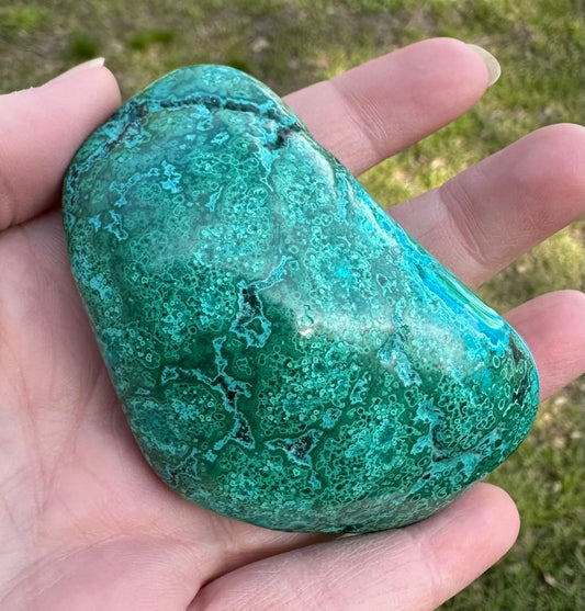 Polished Malachite,Chrysocolla Freeform #10 Zaire, Africa