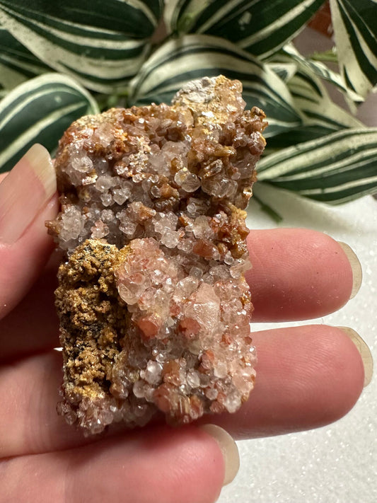 Vanadinite, Calcite – Apex, Santa Eulalia Chihuahua, Mexico #13