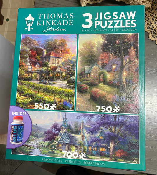 Thomas Kinkade Puzzle (3 to box)