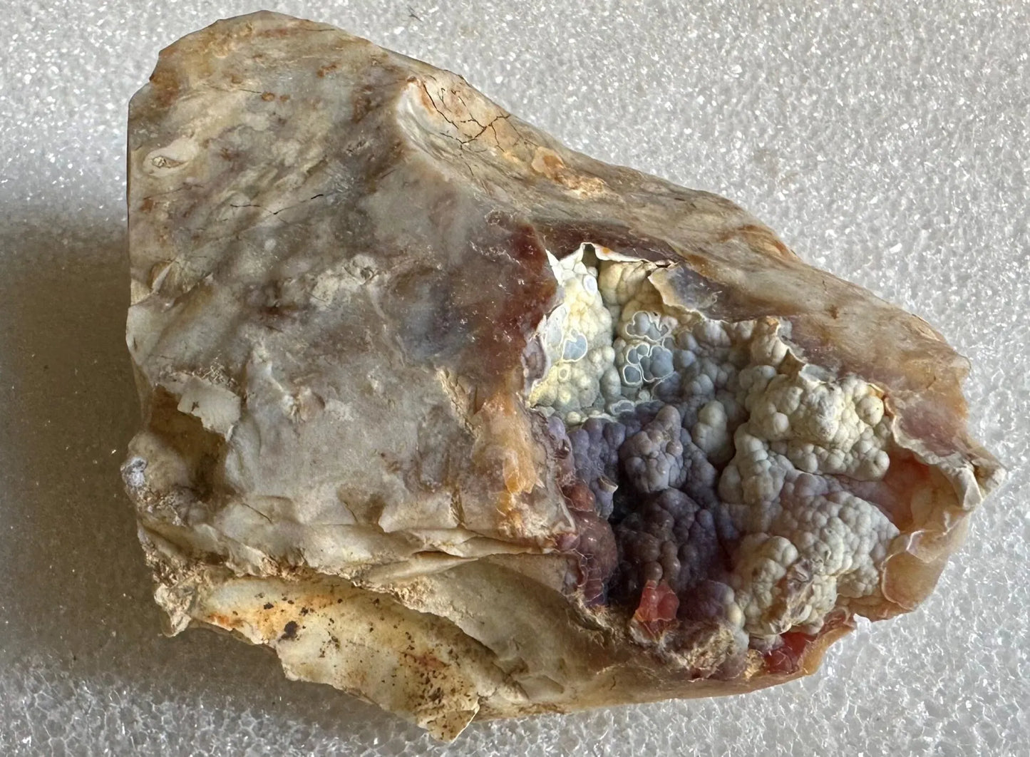 Savannah River Agate Specimen #37 Purple/Pastels