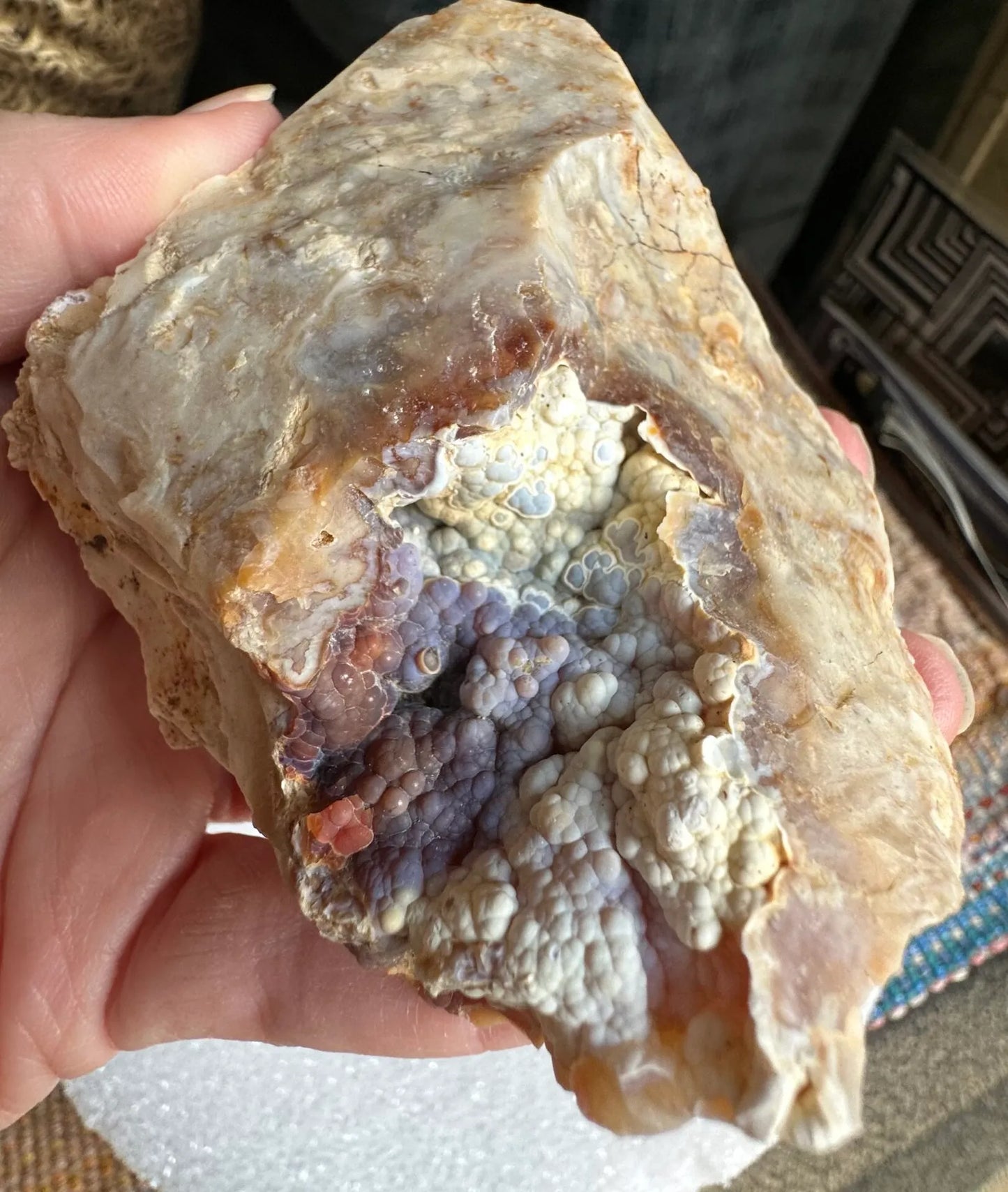 Savannah River Agate Specimen #37 Purple/Pastels