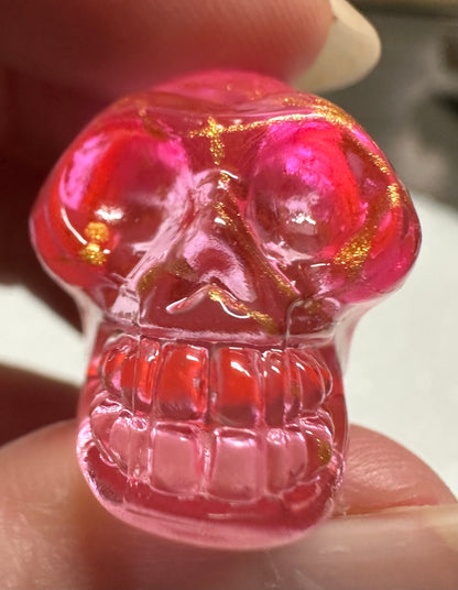 Mini Hand Carved Skull #13