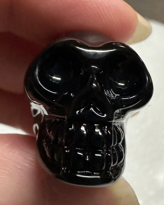 Mini Hand Carved Skull #15