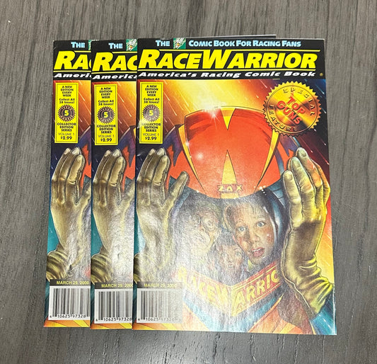 Race Warrior: America’s Racing Comic Book Feature Top Guns