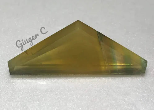 Fluorite Fancy Cut 42x21mm 36.65ct