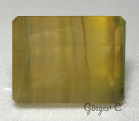 Fluorite Emerald Cut 33x26mm 146ct