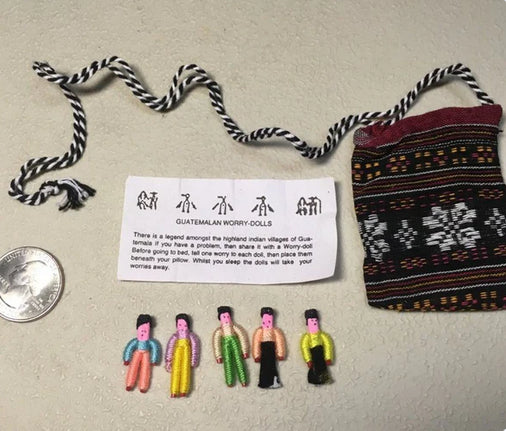 Worry Dolls & Pouch