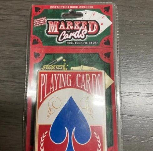 Marked Playing Cards with Instruction Manual (Unopened)