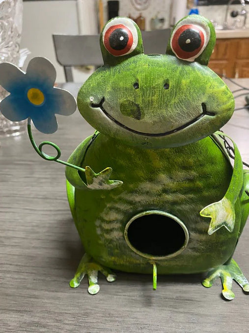 Hanging Frog Birdhouse