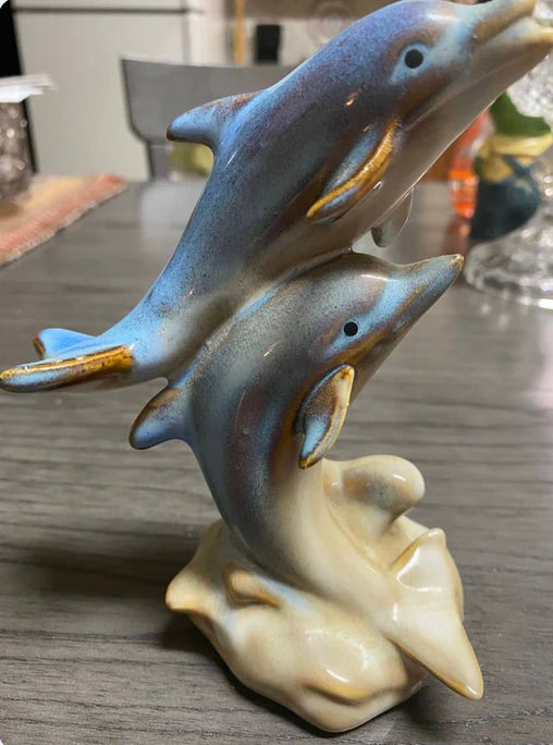 Playful Dolphins Figurine