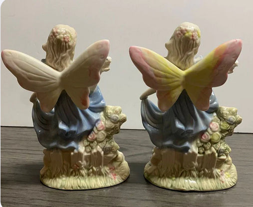 Porcelain Fairy Holding Bird