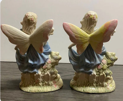 Porcelain Fairy Holding Bird