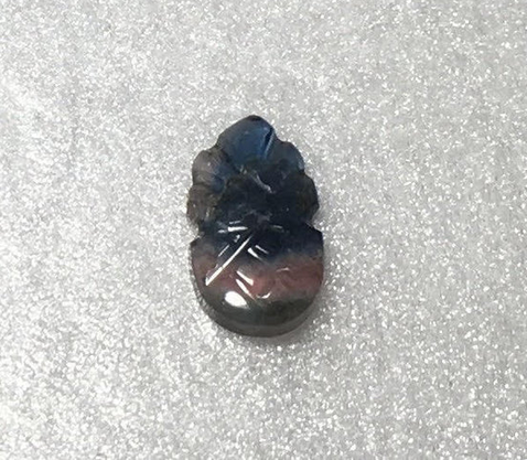 Pink/Blue Tourmaline Carving 10x6mm .90ct (14T)