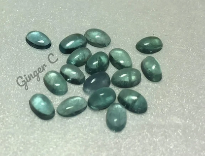 Chrome Fluorite 6x4mm Oval Cab