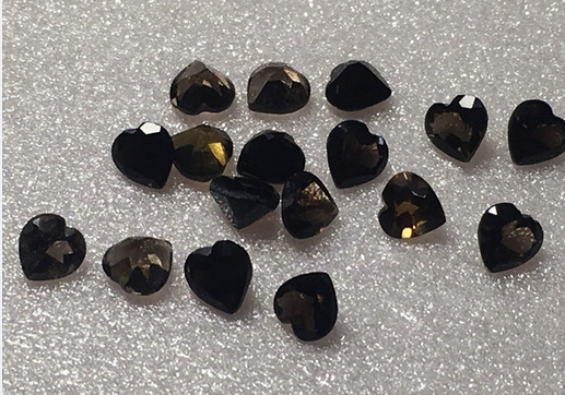 Heartshape 5mm Smokey Quartz