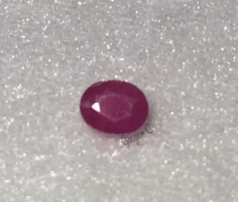 Ruby 5x4mm Oval .40ct