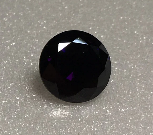 Purple Cubic Zirconia 10mm Round 6.65ct