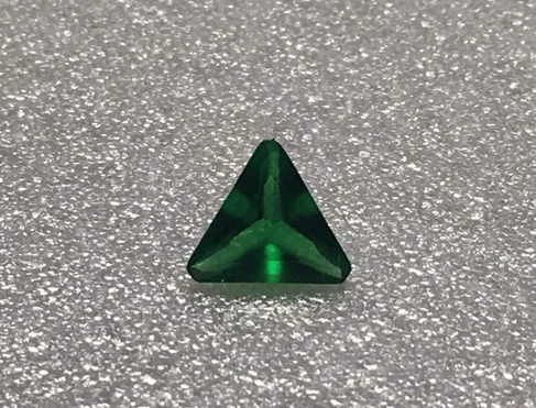 Manmade Emerald 6mm Triangle 0.50ct