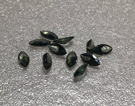 Created Chrome Tourmaline 6x3mm Marquise