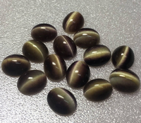 Purple Tiger Eye 10x8mm Oval (synthetic)