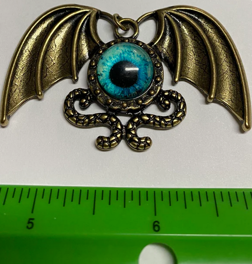 Large Eye & Wings Focal Pendant