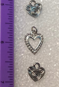 Set of (3) Heart Pendants