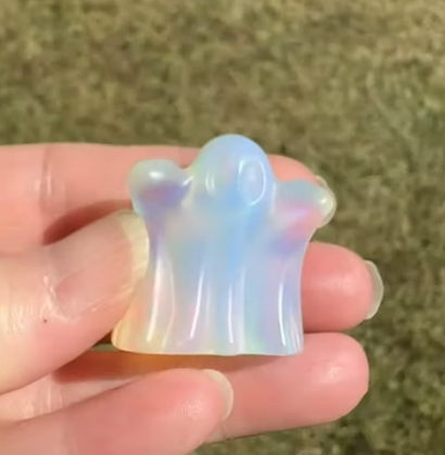 Carved Gemstone Ghosts