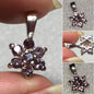 Sterling Silver Created Amethyst Pendant