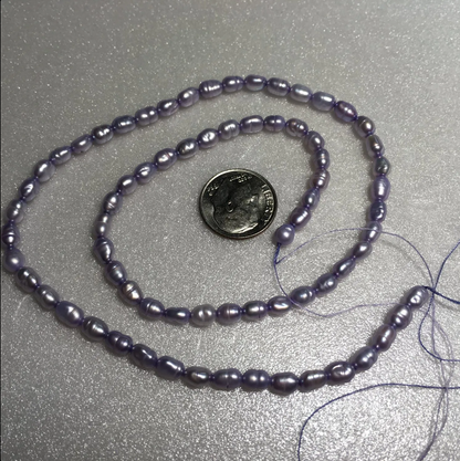 Lavender Freshwater Pearl Strand #1