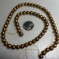 Bronze Freshwater Pearl Strand #14