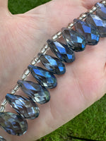 Glass Briolette Strand