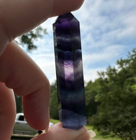 Rainbow Fluorite Crystal Point #3