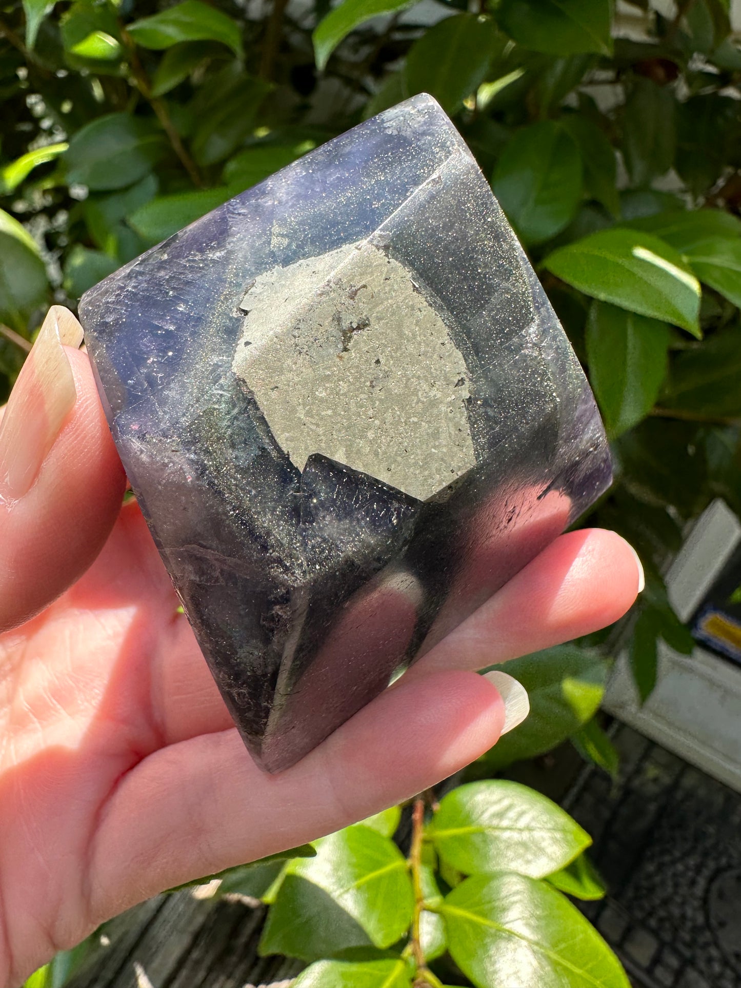 Fluorite Mixed Pyrite Freeform #3