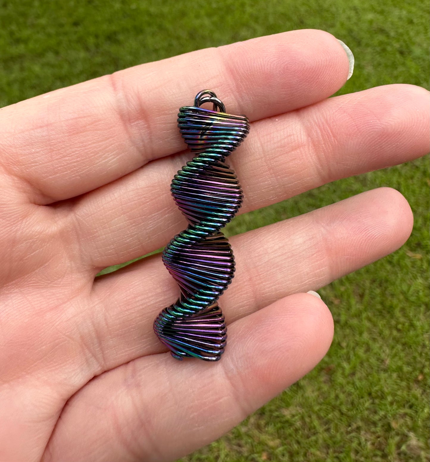 Multi-color Spiral Pendant