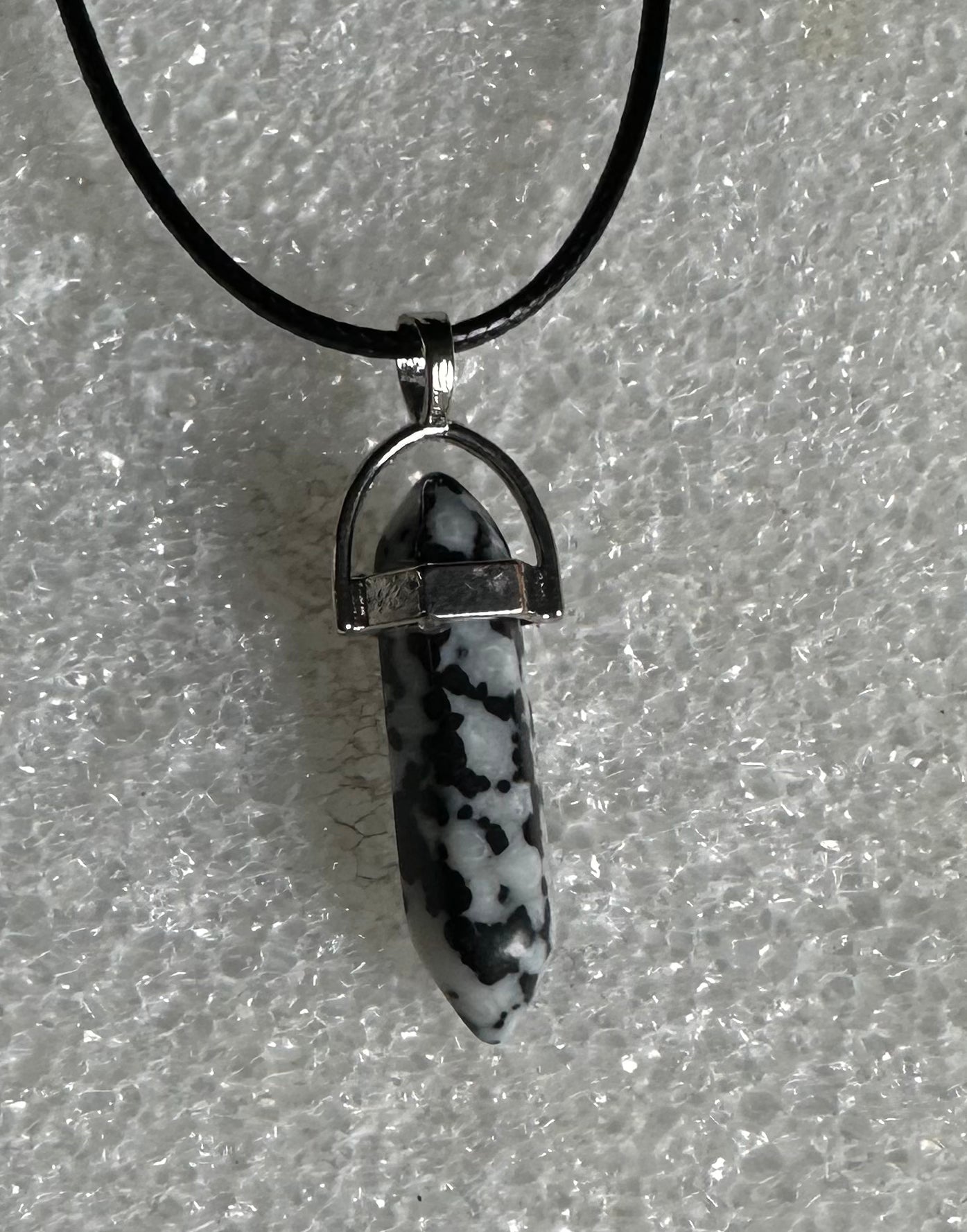 Bullet Pendant with Cord Necklace #49